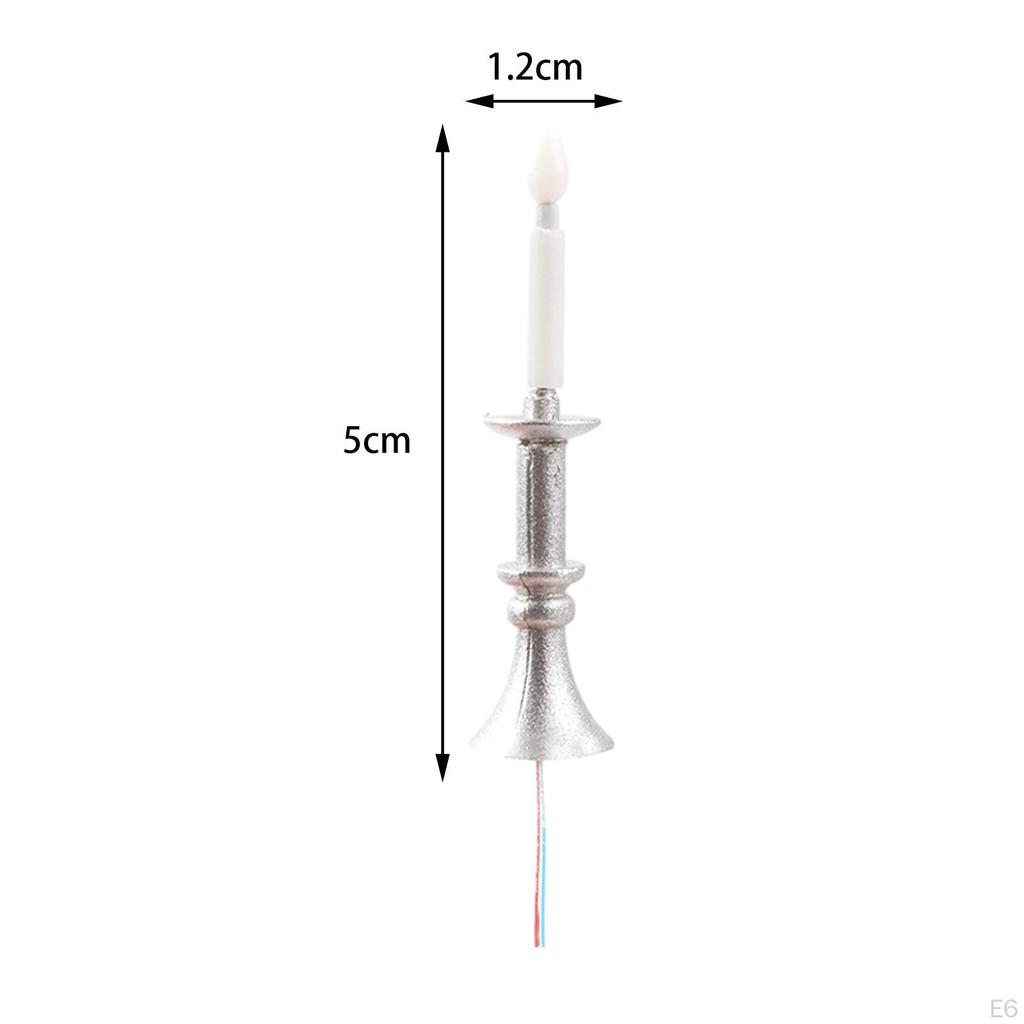 HO Maßstab 1/87 Hängender Kronleuchter Deckenleuchte 3V/12V Warmweiß DIY Modell Miniaturszenen