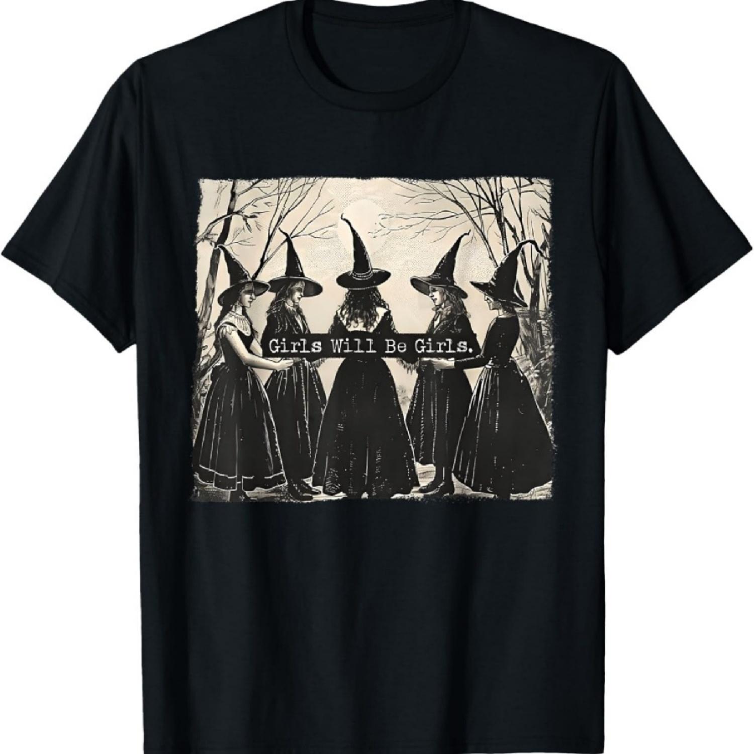 

Girl Will Be Girl, Funny Witch, Witchy Vibes T-Shirt XXXXXL