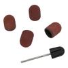 80# Grit Nail Art Sanding Heads Manicure Polishing Grinding Nail Drill Bits Sanding Bands Set