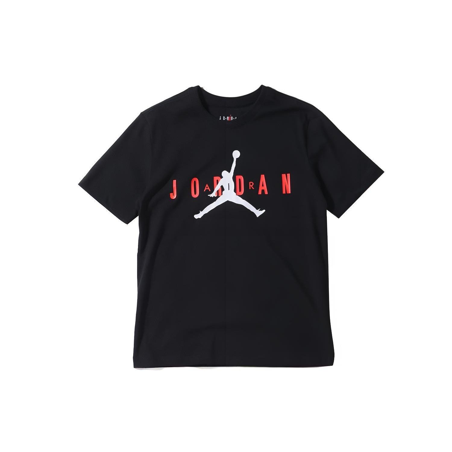Air Jordan Wordmark Jumpman Logo Sports TEE Men Black Men s CK4213-010 S