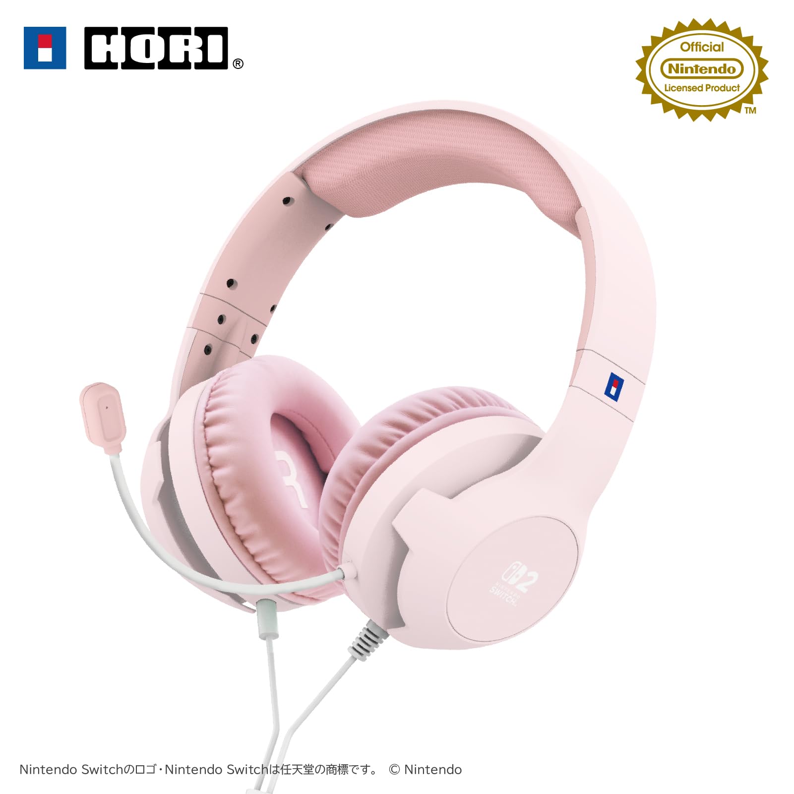 

HORI Gaming Headset Standard for Nintendo Pastel Pink Switch™ 2,