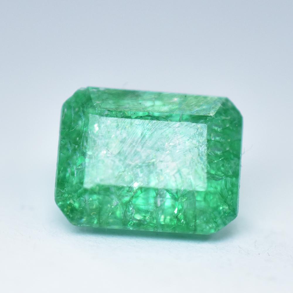 Natural Green Emerald Loose Gemstone Emerald Shape 6.60 ct for Jewelry Making and Gem Collections