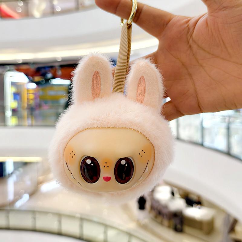 

1 шт. Плюшевый кулон Милый кулон Лабубу Коллекционная игрушка ПП Хлопок Интернет-знаменитость Плюш розовый
