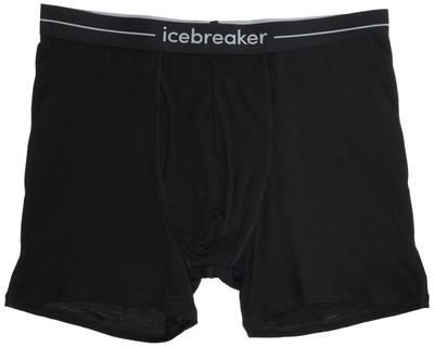 [Icebreaker] [Icebreaker] Men's Boxer Briefs M Anatomica Boxers W Fly Black S