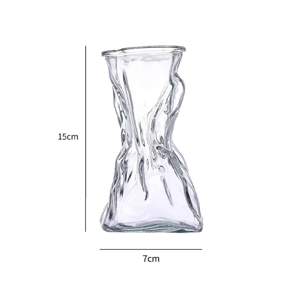 Centerpieces Transparent Irregular Vase Hydroponic Art Plant Bottle Desktop Display