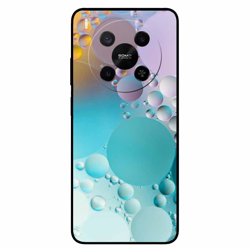 Für ZTE Blade V70 Max / Nubia V70 Max Marmor-Bemaltes Weiches TPU-Silikon-Rückseitenabdeckung Case Für Blade V70 Max Fusion Black Case V70Max