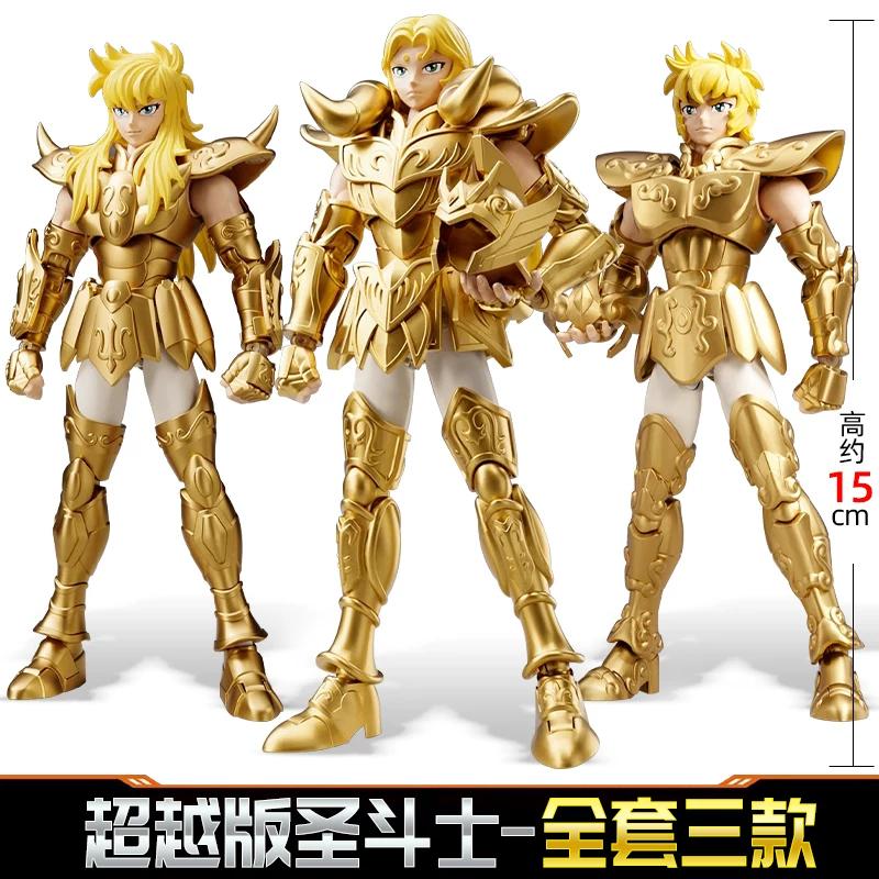 Blokees Saint Seiya CHAMPION CLASS Mu Aiolia Anime Assembly Action Model Toy Collectible Hobbies Statue Desktop Birthday Gifts