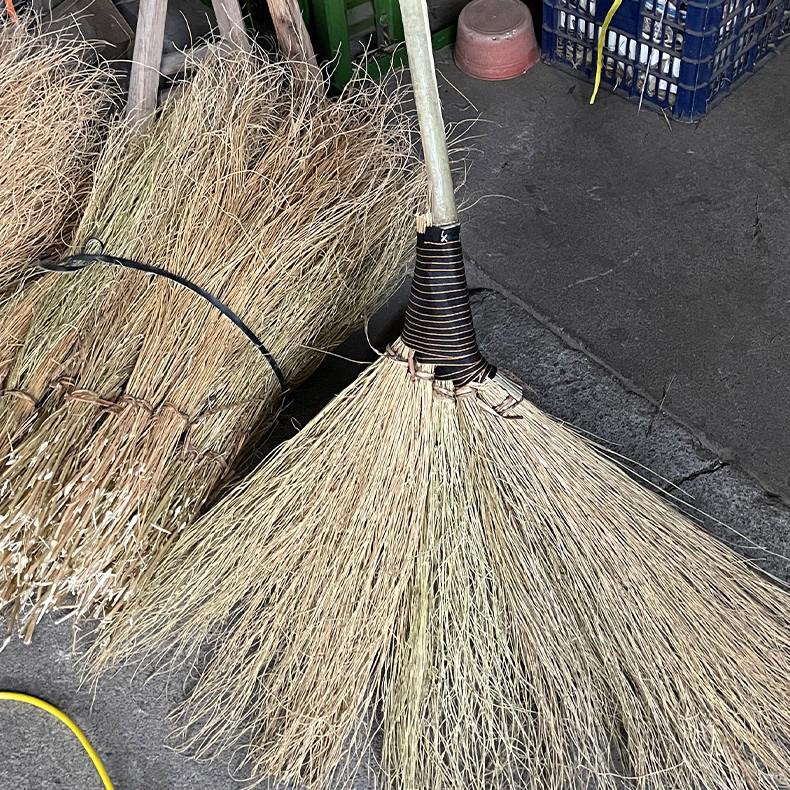 Bamboo Grass Broom - Large Widened Size for Household and Yard