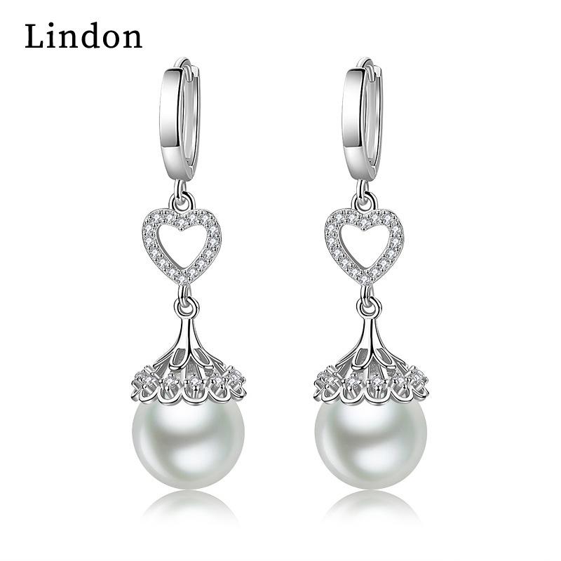 

Серьги-капли Lindon из медного сплава с цирконом, серьги-капли для женщин, подарки на свадьбу