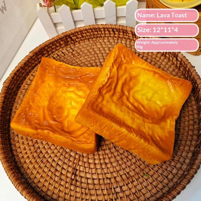 Simulation Bread Toast Squishy Toys Donuts Slow Rising Rebound Squeeze Toy Anti Stress Relief Toys For Kids Adults Desktop Decor