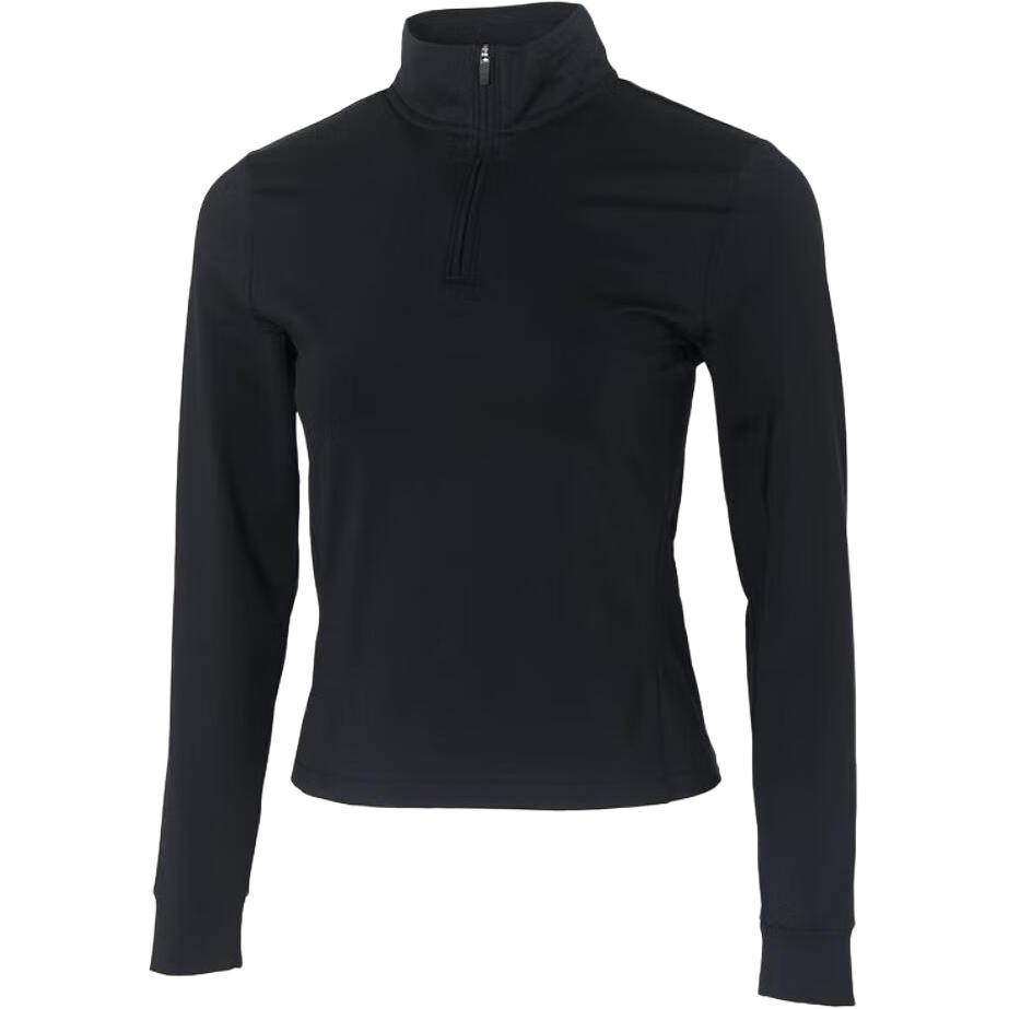 Under Armour T Shirts Women s Black Stand Collar Moderate 6003797-001 M