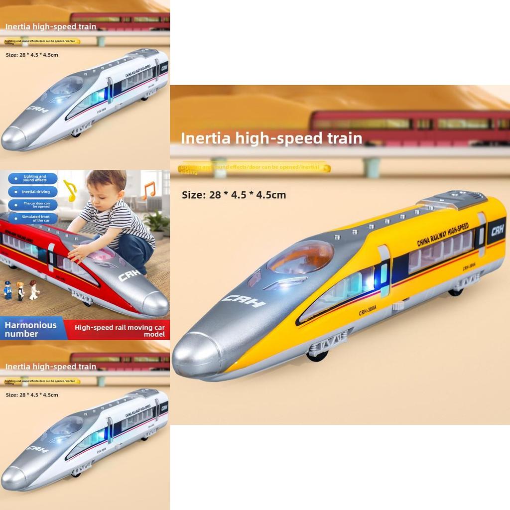 China Railway Highspeed Train Model With Flashing Lights And Sound For Kids Playroom Decor