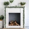 Artificial Eucalyptus Eucalyptus Wreath Fake, Silver Dollar Green Leaf Vine Wedding House Party Cape Decorative Flower