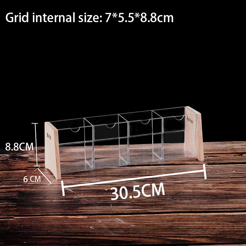 Подставка для ручек из акрила с прорезью для цены стойка для хранения канцелярских принадлежностей органайзер для кисточек витрина для супермаркета полка для косметики 16660₽