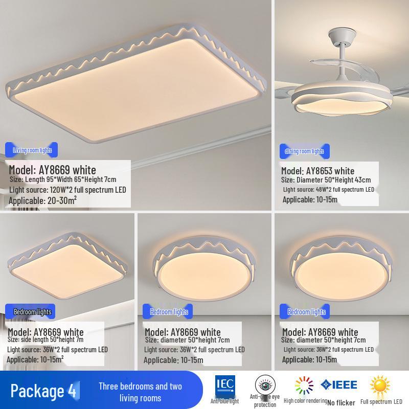2025 Modern Minimalist Ceiling Light - Cream Style Living Room Main Light
