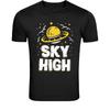 Sky High Planet Space T-Shirt - Retro Cosmic Universe Graphic Tee