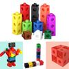 Children Math Cubes Montessori Toys Geometric Counting Link Cubes Snap Blocks Stacking Games Fine Motor Training Sensory Toys