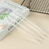 1set Heat Resistant Glass Straws with Brush - Set of 5 - Reusable and Washable,Perfect for Smoothies, Milkshakes, Tea, Juice
