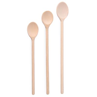 Wooden Kitchen Spoons Set of 3 Hendi 525005