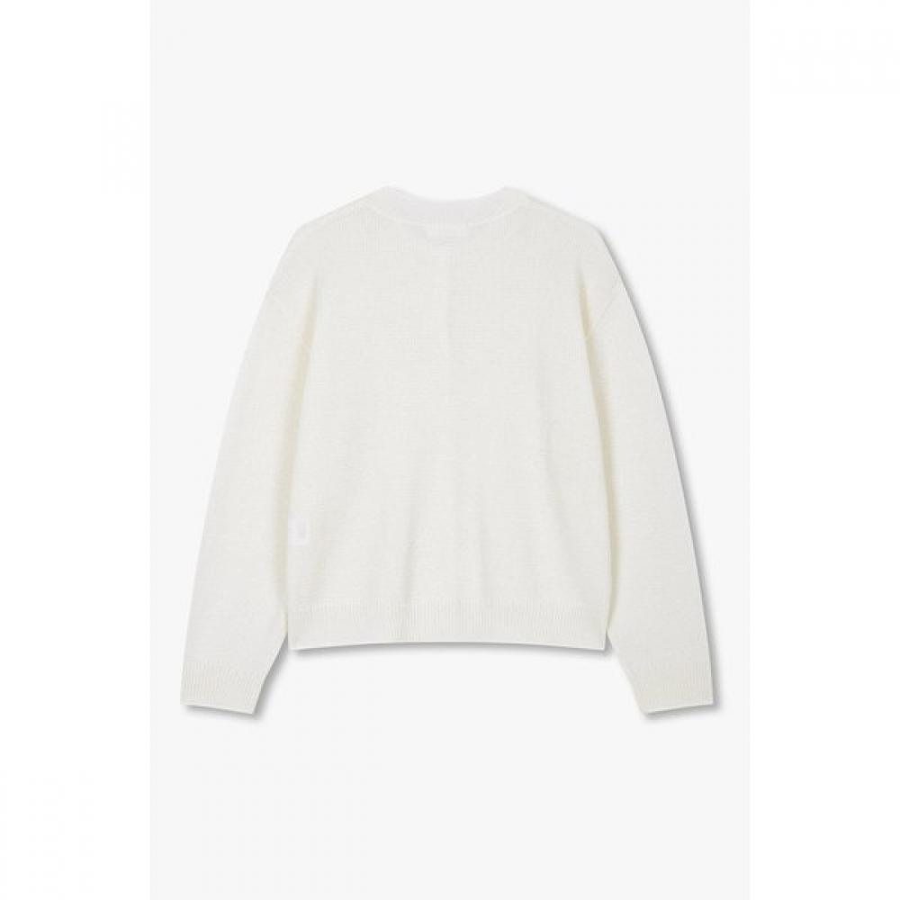 Studio Tomboy Round Neck Long Sleeve Cardigan 9176351971ct