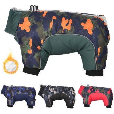 Winter-Hundekleidung für kleine Hunde, dicke warme Fleecejacke, Mantel, wasserdicht, Camouflage-Overall für Welpen, Haustier, Chihuahua