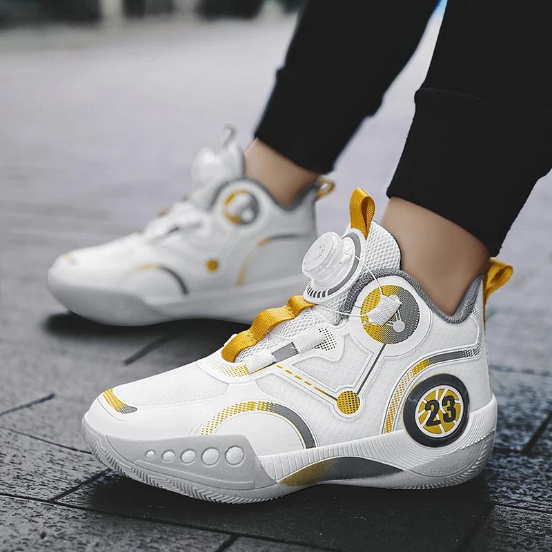 Neue Herren Basketballschuhe Straße Männlich Wasserdicht Sport Jungen Sneaker Gedämpft Turnhalle Damen Original Unisex Luxus Basketballschuhe