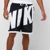 Nike Retro Large Logo Quick-Dry Casual Shorts Men Bottoms Black White AT3166-010