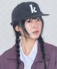 Kiibi K-Logo Applique Cap Black