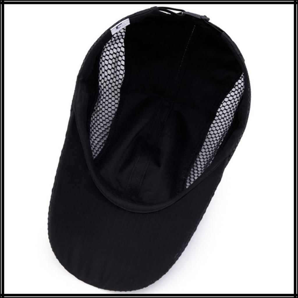 CZA500 [White Fang] Hat, Cap, Sunshade, Breathable, Quick-Drying, Outdoor, Running, Fishing, Sports, Men's, (Rose)