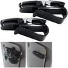 2 Pack Glasses Holders For Car Sun Visor, Sunglasses Eyeglasses Mount With Ticket Card Clip - Black