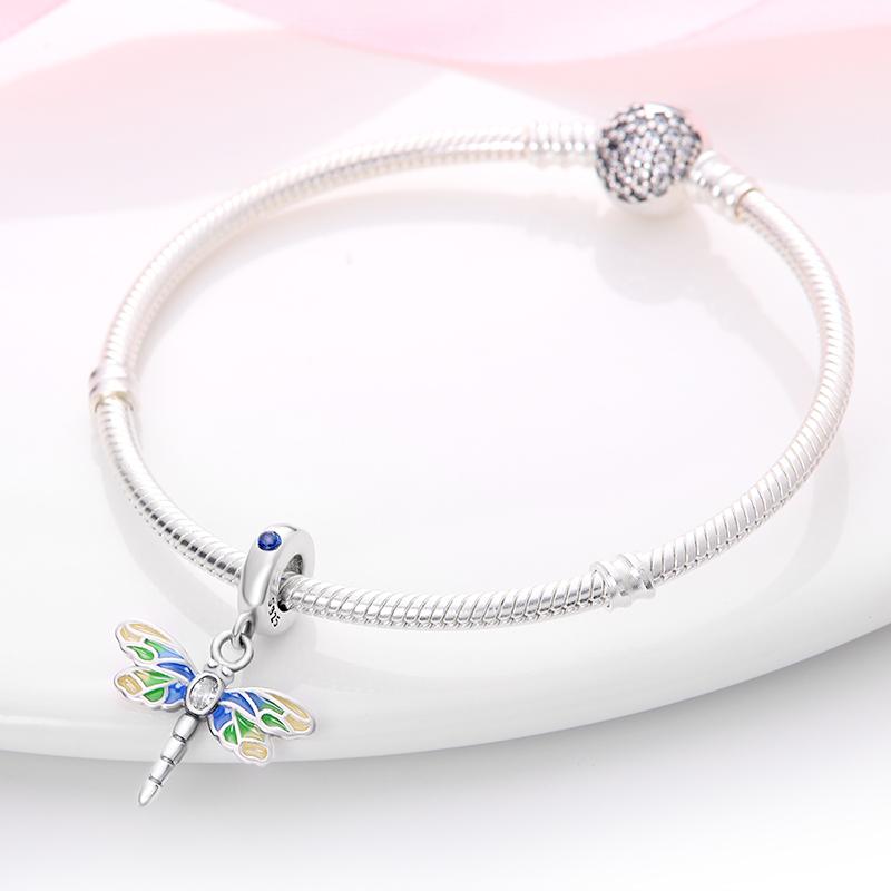 Charm Bead Charms Copper Dragonfly Pendant Bead Charms Compatible With Charm Bead Charms Plata Authentic Bracelets Bead Charms Women Jewellery Makin