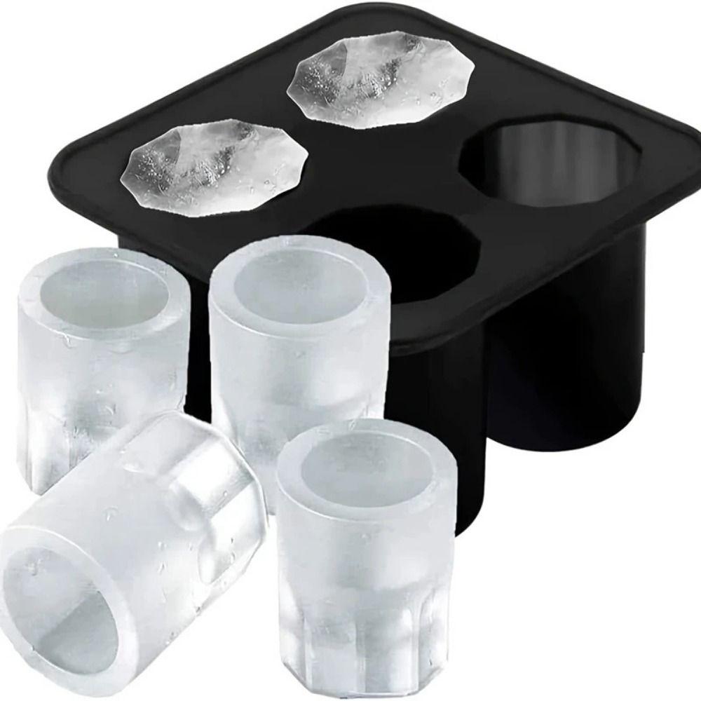 Durable Silicone Ice Tray Flexible Cylinder Ice Mold Easy To Clean Ice Cube Mold Drinking Tool