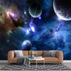 Starry Sky 3d Mural Universe Removable Large Wallpaper For Living Room Bedroom Space Planet Wallpaper Home Decor