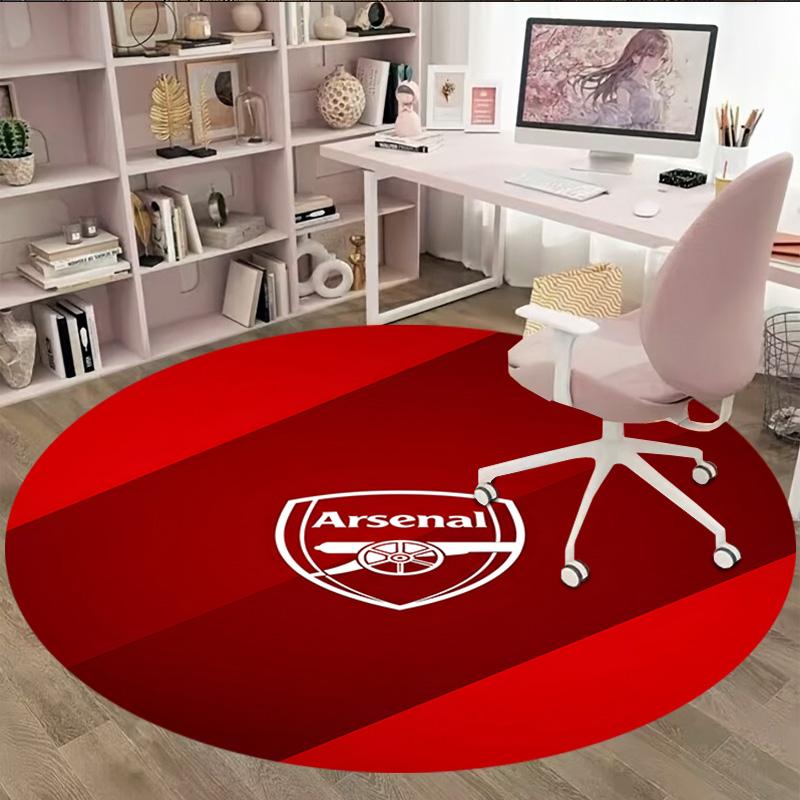 1 st A-Arsenal Matta, Rund Matta, Bekväm, Lämplig för Entréer, Vardagsrum, Kontor och Sovrum, Juldekoration