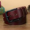 Men's Leather Belt First Layer Pure Cattlehide Leather Pin Buckle Retro Simple Versatile Korean Style Youth Pants Belt