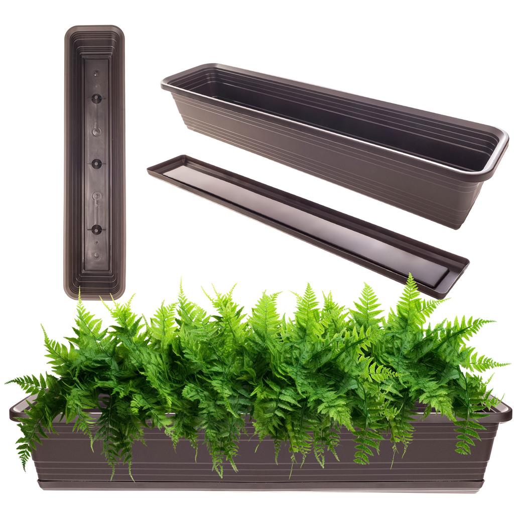 KADAX Balcony Flowerpot Flower Box + Stand