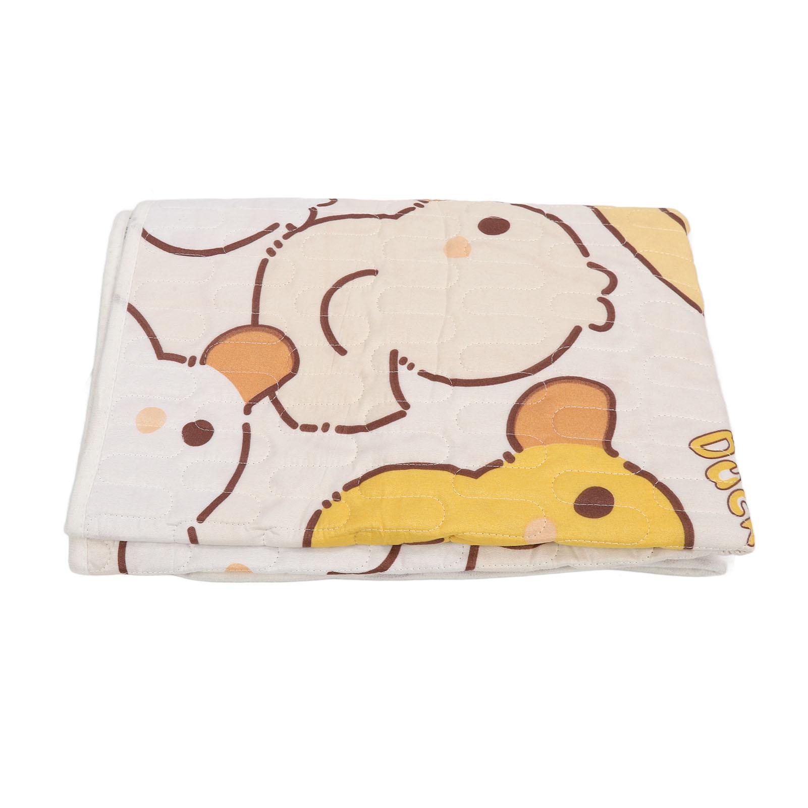 

Подкладка для кровати при недержании мочи, высокоабсорбирующая, многоразовая, водонепроницаемая, протекторы для матраса, желтый, M