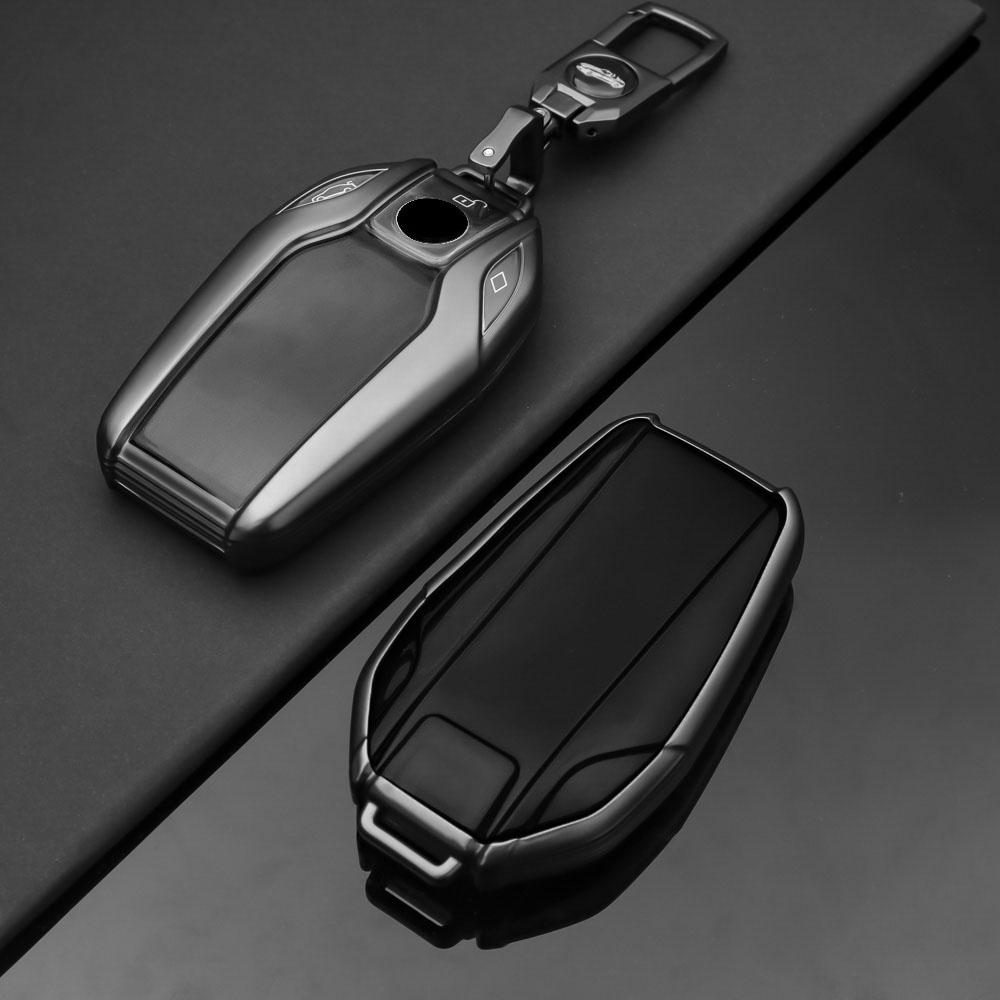 Grey Tpu Key Case For Bmw G30 G12 G11 G32 G31 5 7 Series I8 I12 I15 G01 X3 X4 G02 G05 X5 G07 X7 Accessories Led Display