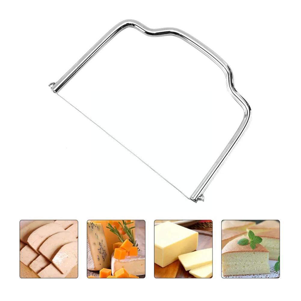 1 Stück Draht-Butterhobel Stahl Handheld Butter Schneider Käse Gadget Draht Küchenschneide Zubehör Käseschneider But C6U8