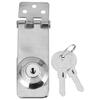 Keyed Hasp Locks Stainless Steel Locking Hasp Latch for Boat Yacht Fishing Marine Accessory