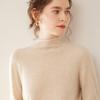Fanzhen Women's Semi-High Collar Cashmere Sweater
