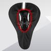 Bike Cushion Cover Reflective Ergonomic High Elasticity Non-slip Sponge Filling Soft Road Bike Seat Cover Cycling Supplies