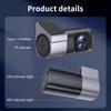 1080P Dashcam Mit Nachtsicht Mini Versteckte Dashcam 24-Stunden Parküberwachung Schleifenaufnahme G-Sensor App-Steuerung