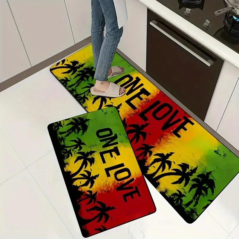 1PC Coffee Pattern Home Door Mats Kitchen Rugs Non-Slip Pop Design Living Room Rugs Bath Mat Carpet for Home Sink Laundry Decor