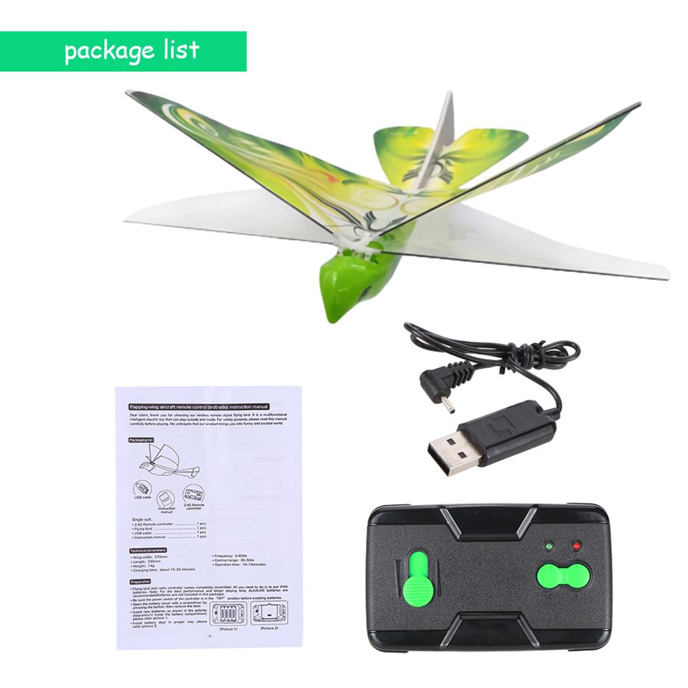 Elektronische Drohne Fliegende Vögel Fernbedienung Elektronischer Vogel Leichtgewicht Langlebig Simulation