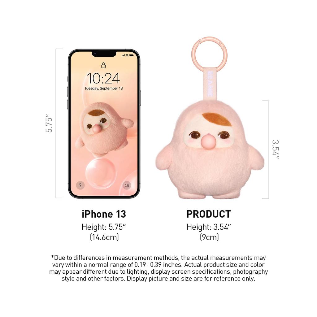 POP MART PUCKY Plyšový přívěsek ze série Beanie Bubble Up Slepý Slepá Krabička Náhodný Design Akční Figurka Sběratelská Hračka Domácí Jedna Krabička - Krabička, Figurka, Dekorace,