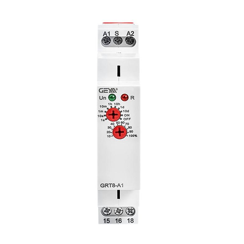 2026+ Delay Timer Switch 12V-240V Mini Power on Delay Time Relay DIN Rail Type GRT8-A1