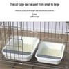 Extra-Large Semi-Enclosed Anti-Sand Cat Litter Box