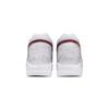 Nike Flight Legacy Silver Horse Golden Mane Abrasion Resistant Mid Top Vintage Basketball Shoes Men's White Silver Red BQ4212-101(Team864-)