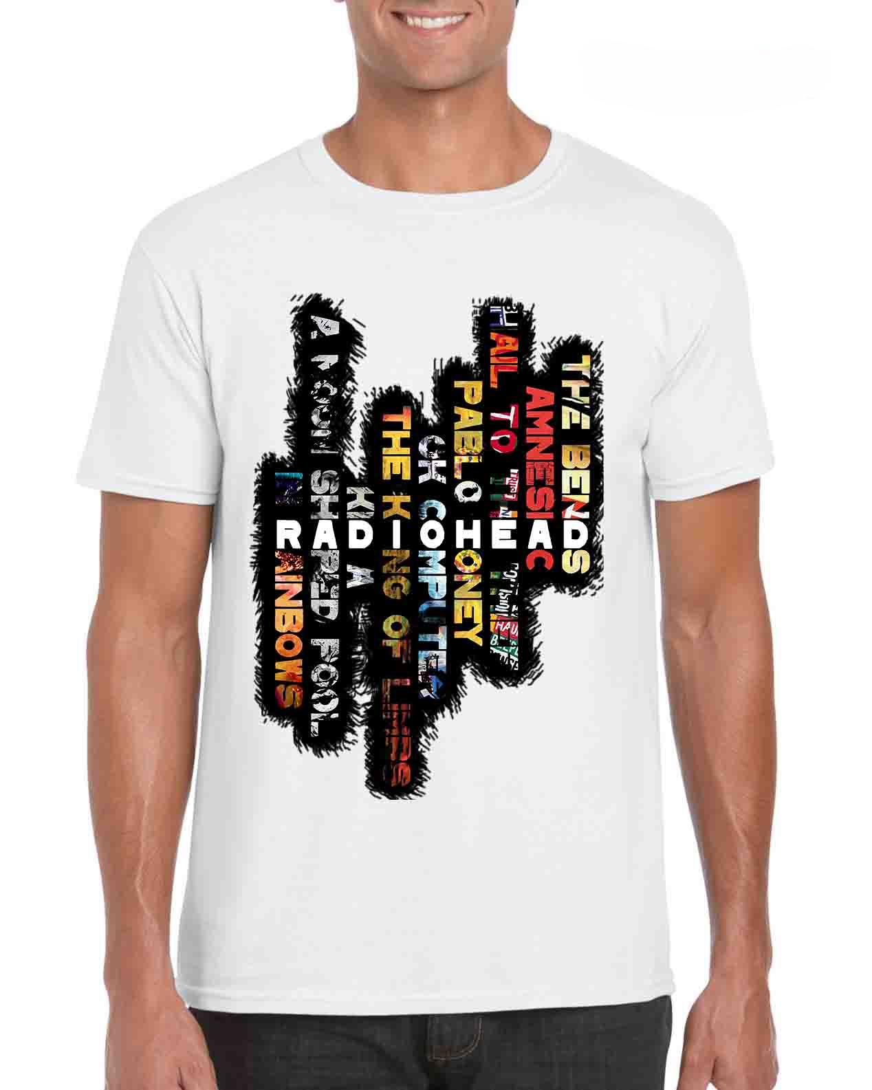 

Radiohead A British Rock Band Known for Their Rock Music Summer Vibes Print TShirts Crew Neck Short Sleeves Men Clothing 2026 S